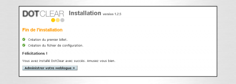 Création du premier billet
