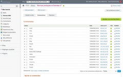 Gestion des commentaires d'un billet